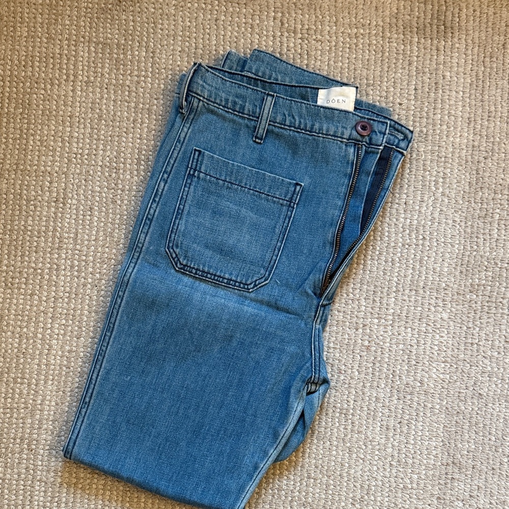 Doen Women's Maritime High Rise Blue Jeans